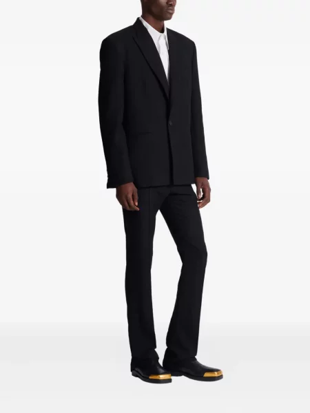 Sacou Balmain de lână negru