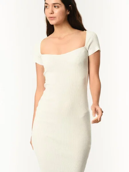 Rochie Dewberry alb
