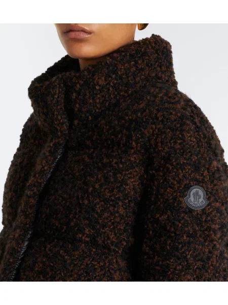 Bouclé palton Moncler maro