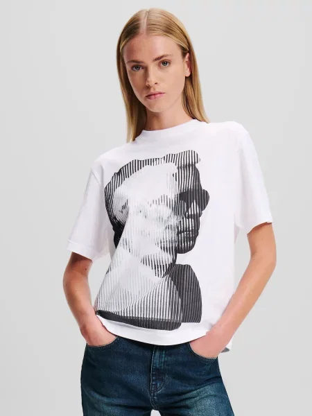 Футболка Karl Lagerfeld Jeans білий