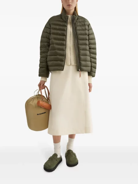Fustă midi Jil Sander până la genunchi