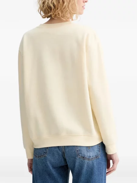 Curea Levi's® cu broderie cu cataramă cu dungi albastru