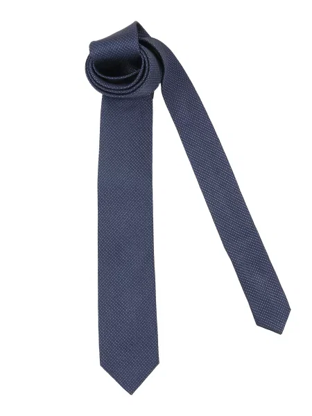 Calvin Klein Cravată SEVERN albastru marin / deschis gri