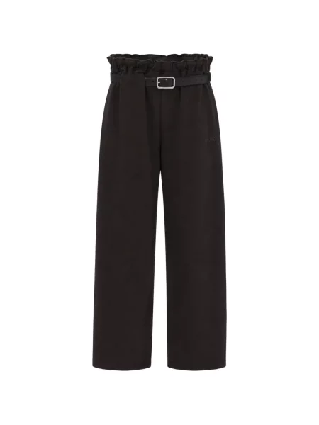 Cu centură pantaloni Magliano maro