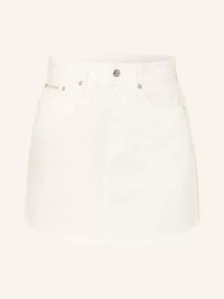 Calvin Klein Jeans Spódnica Jeansowa weiss biała