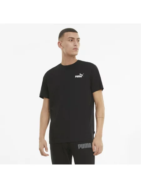 Koszulka Essentials z małym logo PUMA Black czarna