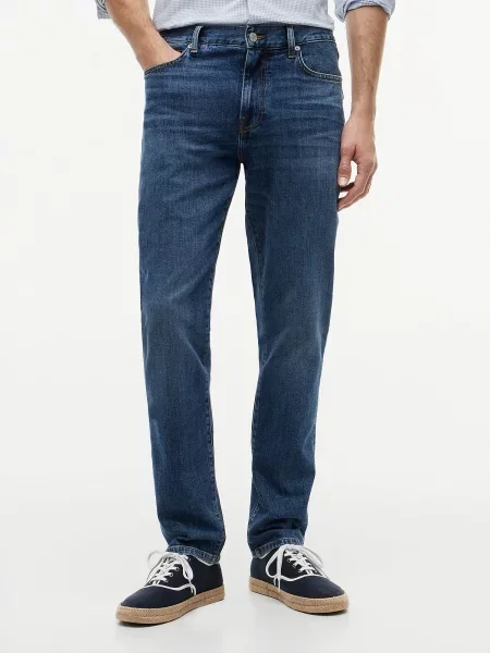 TOMMY HILFIGER Jeans Denton închis albastru