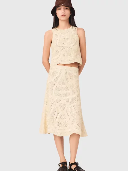 Спідниця Maje бежева