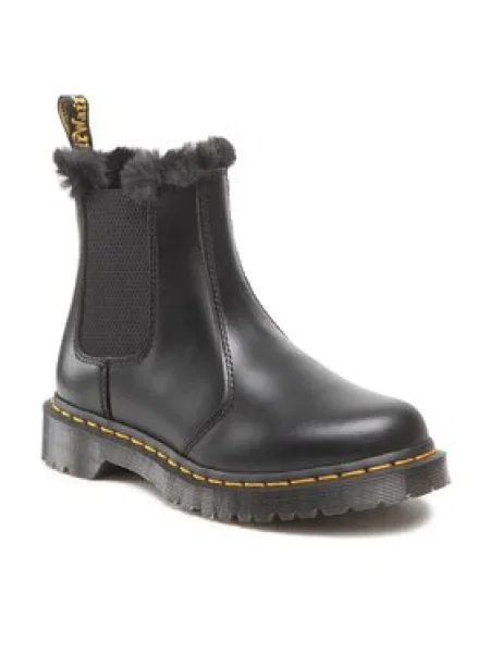 Dr. Martens Členková obuv s elastickým prvkom Leonore Čierna