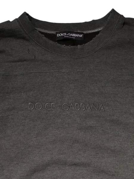 Hanorac Dolce & Gabbana cu broderie gri