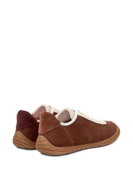 Sneakerși Camper din piele de căprioară negru