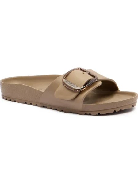 Șlapi Maro Pentru Femei Birkenstock Madrid Big Buckle Eva Narrow bej