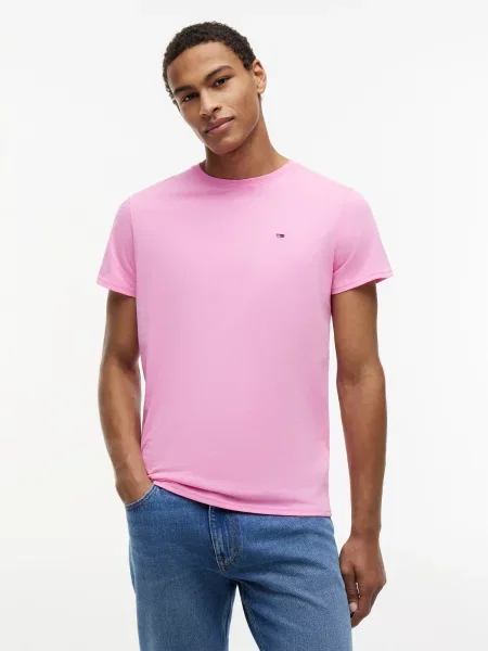 Tommy Jeans Tricou eozină roz