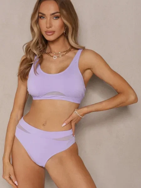 Costum de baie bikini Natelina Mov