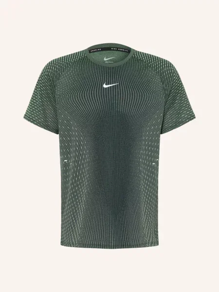Nike Funkční Tričko Stride Aero-Fit tmavě / světle zelená