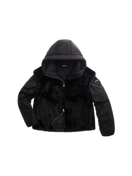 Kurtka o kroju regular fit ze sztucznego futra model JUNIPER' Blauer czarna