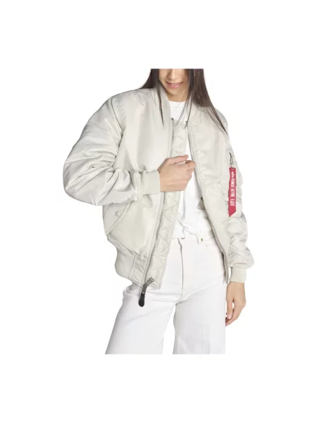 Kurtka bomber Alpha Industries beżowy