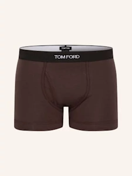 Tom Ford Boxerky tmavě hnědá