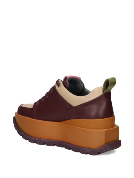 Sneakerși United Nude cu platformă maro