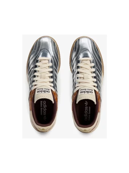 Sneakersy Adidas Samba skórzane brązowe