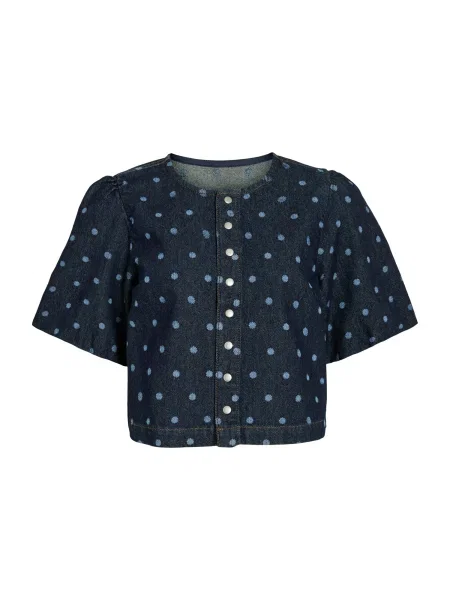 VILA Bluză VIPAL noapte / denim albastru