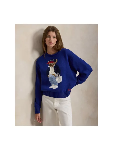 Sweter Polo Ralph Lauren niebieski