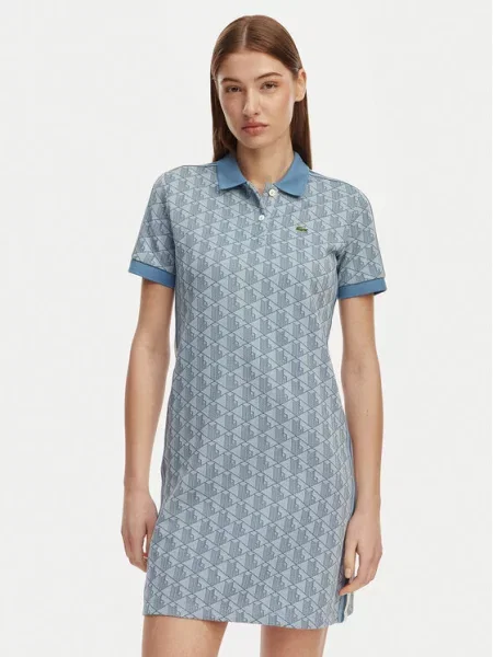 Lacoste Sukienka codzienna jasny niebieski
