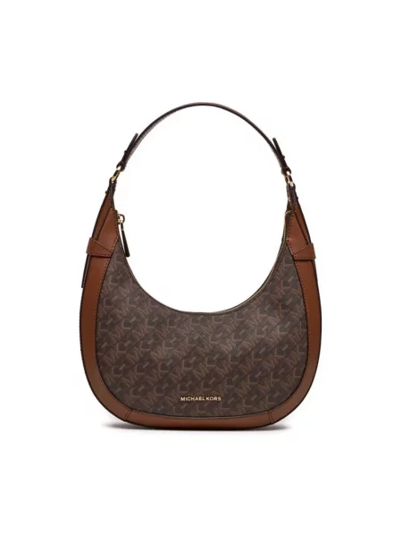 Torebka Michael Kors z logo brązowa
