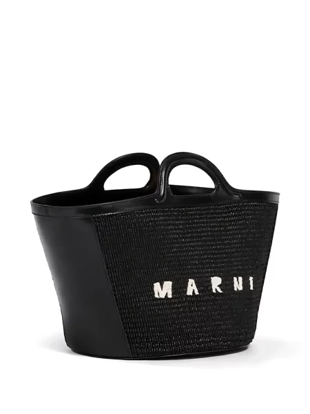 Geantă shopper Marni negru
