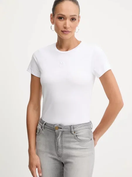 Pinko tricou din alb