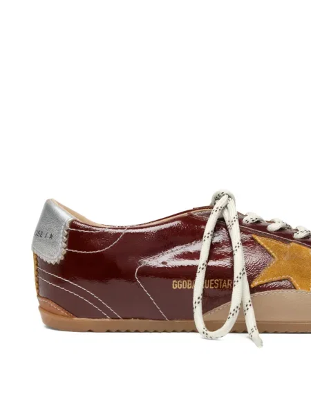 Bőr sneaker Golden Goose piros