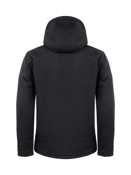 Clique Kurtka Grayland pikowana softshell wodoodporna – Black czarna