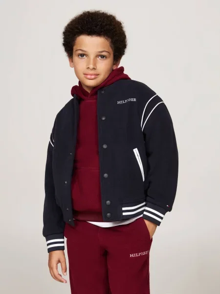 Tommy Hilfiger Din fleece geacă bomber | Oversize fit