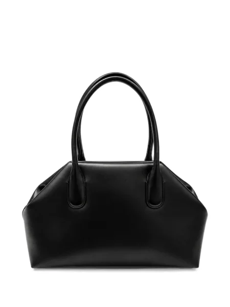 Geantă shopper Themoirè cu autograf negru
