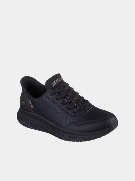 Кожаные кроссовки Skechers черные