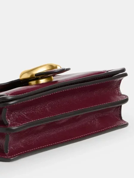 Coach сумка крос-боді шкіряна Glazed Leather Soft Grain Tabby 20