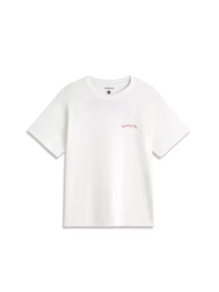 Thinking MU Majica Aaron rdeča bela