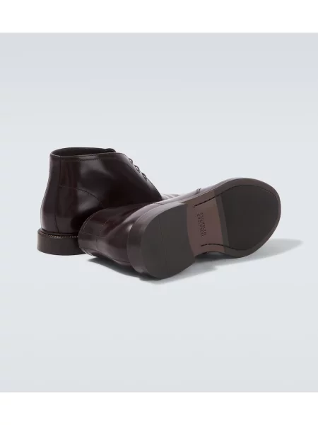 Cizme scurte Brunello Cucinelli din piele