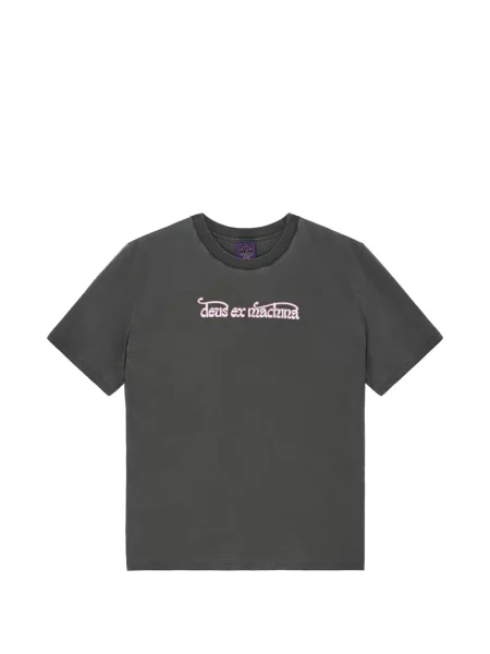 Tricou Deus Ex Machina cu imagine gri