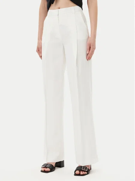 Silvian Heach nohavice Nieva Wide Leg biela