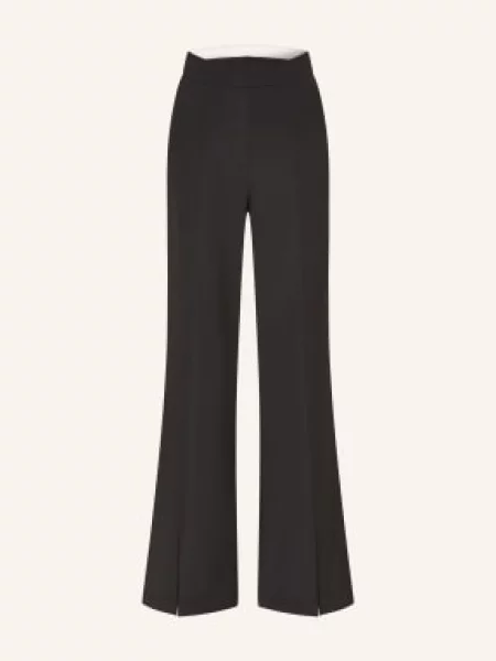 Sportalm Spodnie Marlene Z Dżerseju schwarz czarne