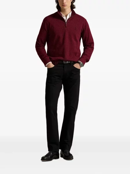 Μικρός κασκέτο Polo Ralph Lauren με χαμηλή μέση υφαίνω διαγωνίως πράσινο