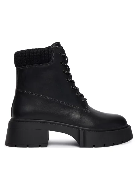 Ботинки Coach на платформе черные