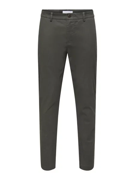 Only & Sons Pantaloni eleganți ONSLOOM închis gri