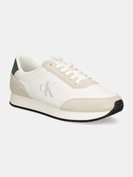 Superge Calvin Klein Jeans RETRO RUNNER ICONIC SNK bela