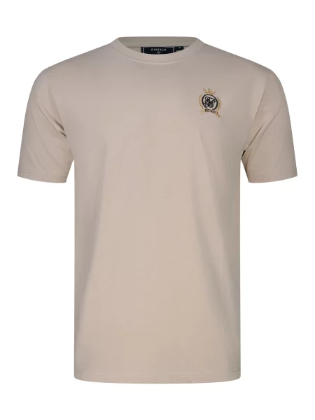 SikSilk Tepláková súprava béžová / zlatá žltá čierna