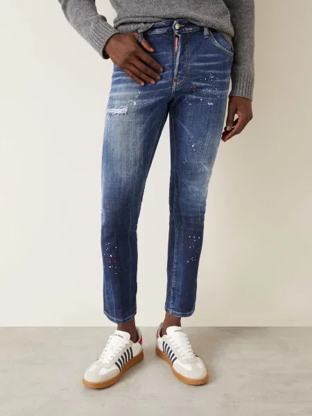Džíny Slim Fit navy blue modré