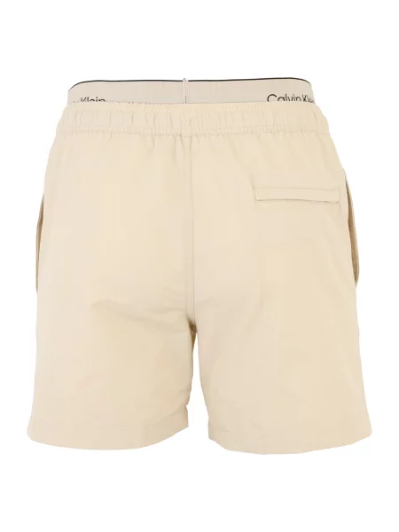 Calvin Klein Swimwear Kopalne hlače Siva bela