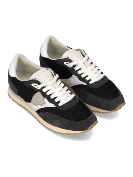 Buty do biegania Philippe Model skórzane do biegania czarne