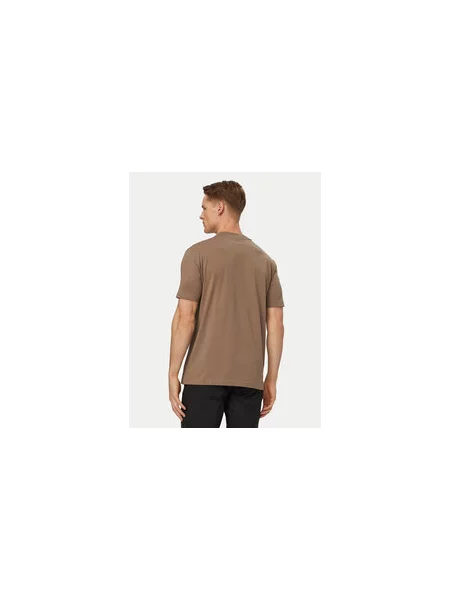 BOSS T-shirt Kaki Regular Fit